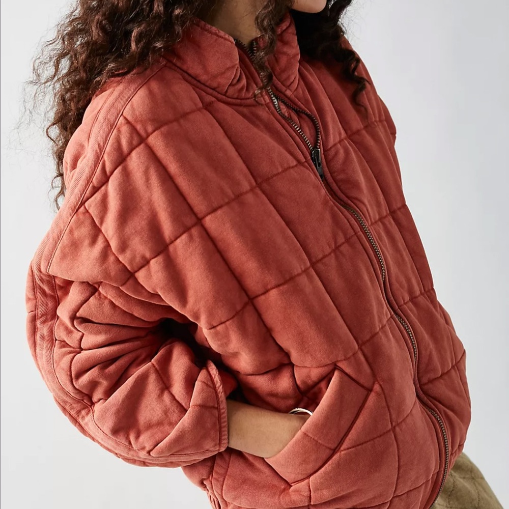 NWT Free People Dolman Quilted Knit Jacket